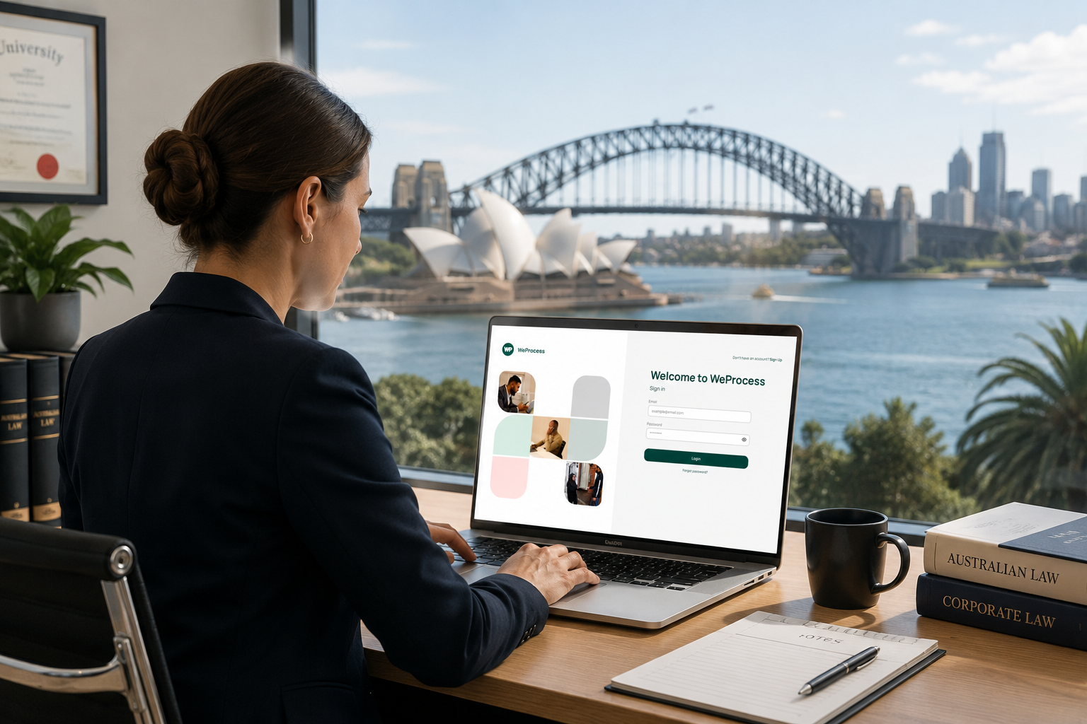 Australian process serving in the UK